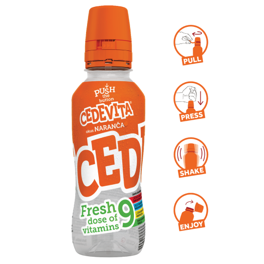 Cedevita GO new packaging